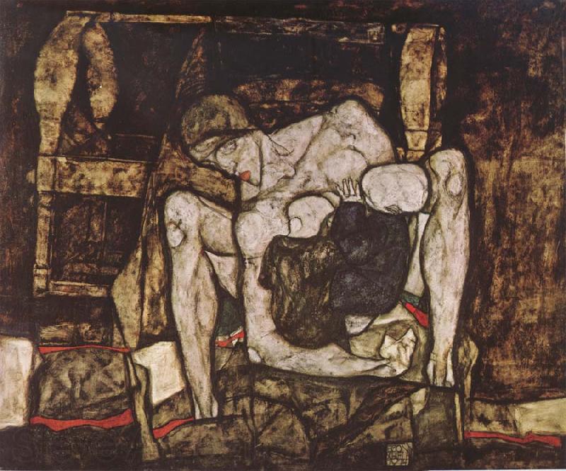 Egon Schiele Blind Mother France oil painting art